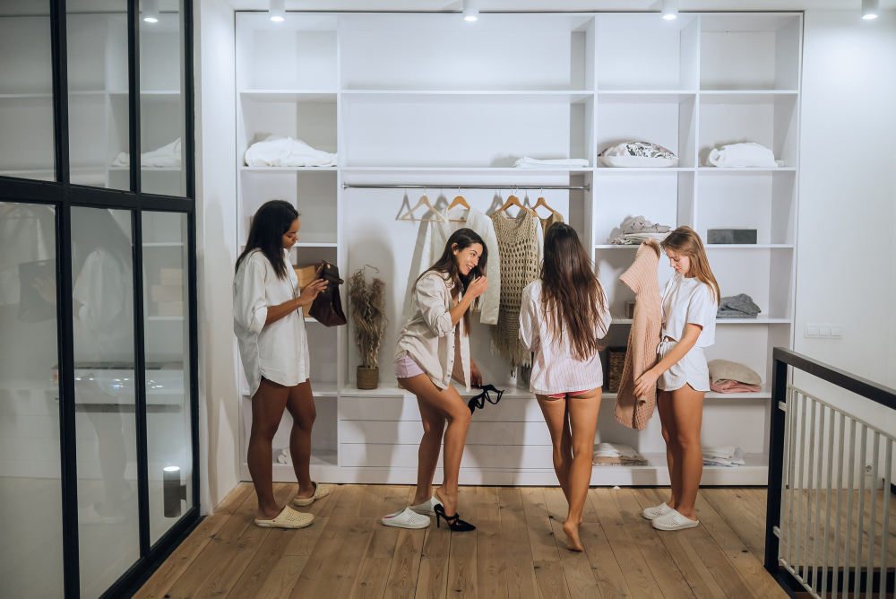 biała garderoba na wymiar